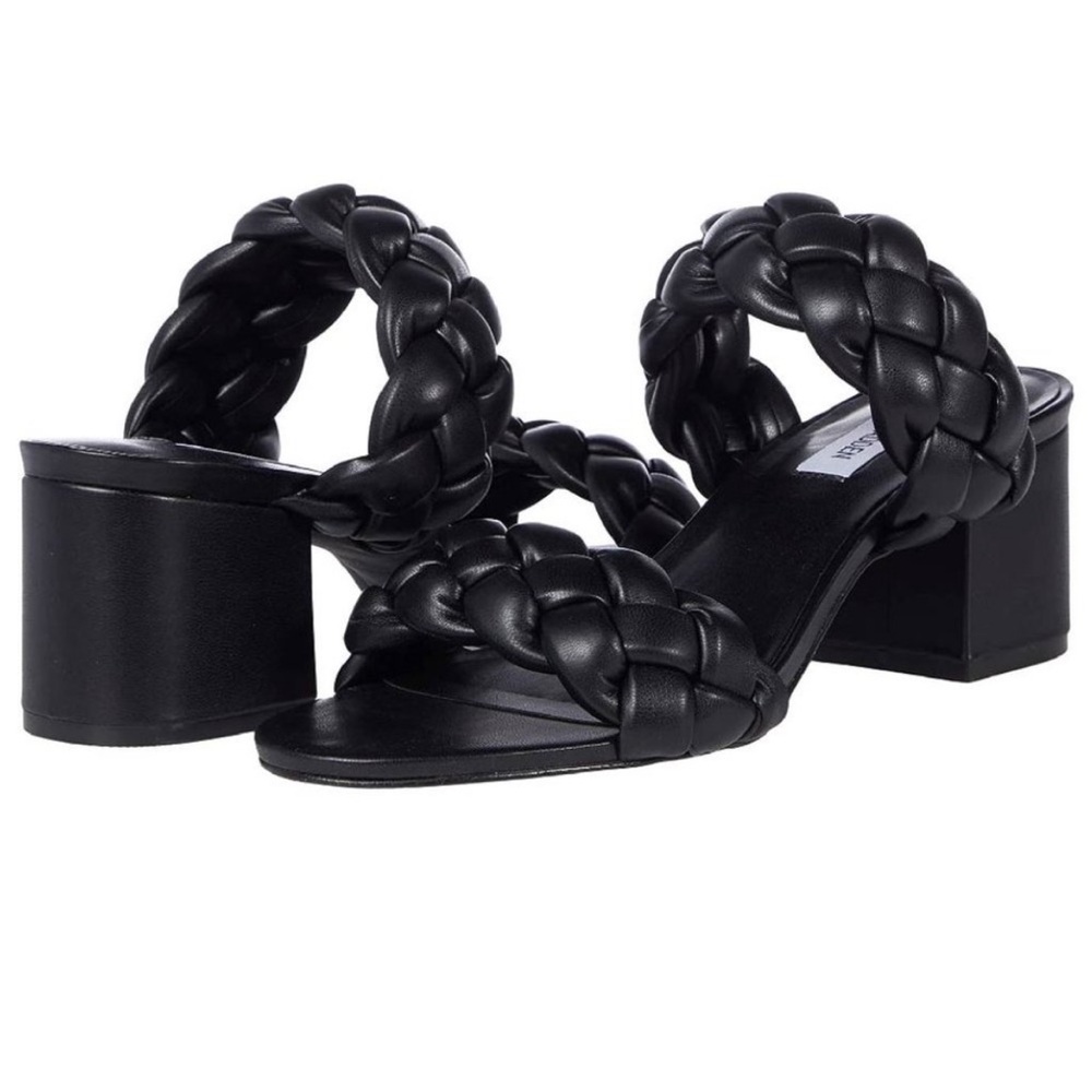 NWOT: Steve Madden Braided Block Heels / Ideals Braided Heeled Sandals / Size 8
